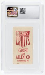 1909 E92 CROFT'S CANDY ART DEVLIN RED BACK CSG 2 GOOD.