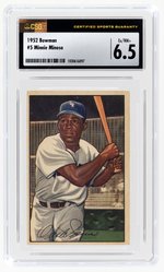 1952 BOWMAN #5 MINNIE MINOSO (HOF) CSG 6.5 EX/NM+.