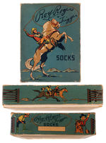 "ROY ROGERS AND TRIGGER SOCKS" BOX.