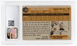 1960 TOPPS #148 CARL YASTRZEMSKI (HOF) CSG 4 VG/EX.