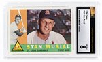 1960 TOPPS #250 STAN MUSIAL (HOF) CSG 8 NM/MINT.