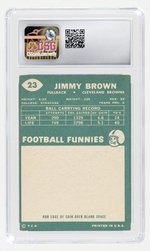 1960 TOPPS #23 JIM BROWN (HOF) CSG 3 VG.