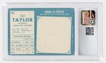 1961 TOPPS #41 JIM TAYLOR (HOF) CSG 7 NM.