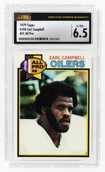 1979 TOPPS #390 EARL CAMPBELL (HOF) ROOKIE CARD AFC ALL PRO CSG 6.5 EX/NM+.