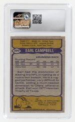 1979 TOPPS #390 EARL CAMPBELL (HOF) ROOKIE CARD AFC ALL PRO CSG 6.5 EX/NM+.