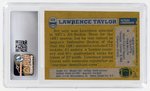 1982 TOPPS #424 LAWRENCE TAYLOR (HOF) ROOKIE CARD NFC ALL PRO CSG 5 EXC.