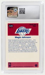 1986-87 FLEER STICKERS #7 MAGIC JOHNSON (HOF) CSG 6 EX/NM.