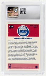 1986-87 FLEER STICKERS #9 AKEEM OLAJUWON (HOF) CSG 7 NM.