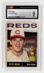 1964 TOPPS #125 PETE ROSE CSG 2 GOOD.