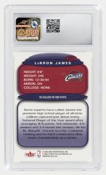 2003-04 FLEER ULTRA #171 LEBRON JAMES HUMMER H2 ROOKIE CARD CSG 8 NM/MINT.