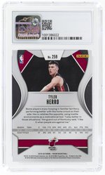 2019-20 PANINI PRIZM #259 TYLER HERRO ROOKIE CARD CSG 7.5 NM+.