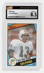 1984 TOPPS #123 DAN MARINO (HOF) ROOKIE CARD CSG 8.5 NM/MINT+.