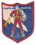 "CAPTAIN MARVEL" FOUR-COLOR PATCH.