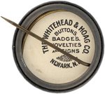 HOOVER CURTIS CLUB WINDHAM COUNTY RARE CONNECTICUT 1928 JUGATE BUTTON.