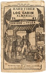 HARRISON & TYLER HARD CIDER AND LOG CABIN ALMANAC FOR 1841 BOOKLET.