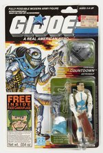 G.I. JOE (1989) - COUNTDOWN SERIES 8/34 BACK CARDED ACTION FIGURE.