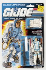 G.I. JOE (1990) - SUB-ZERO SERIES 9/34 BACK CARDED ACTION FIGURE.