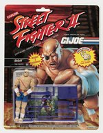 G.I. JOE: STREET FIGHTER II (1993) -SAGAT SERIES 12/12 BACK CARDED ACTION FIGURE.