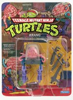 TEENAGE MUTANT NINJA TURTLES (1990) - KRANG SERIES 2/14 BACK CARDED ACTION FIGURE.