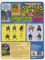 TEENAGE MUTANT NINJA TURTLES (1988) - DONATELLO SERIES 1/10 BACK CARDED ACTION FIGURE.