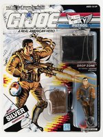 G.I. JOE: SKY PATROL (1990) - DROP ZONE SERIES 9/40 BACK CARDED ACTION FIGURE.