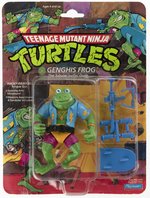 TEENAGE MUTANT NINJA TURTLES (1989) - GENGHIS FROG SERIES 2/14 BACK CARDED ACTION FIGURE.