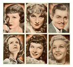 MOVIE, STAGE AND RADIO STARS CARDS.