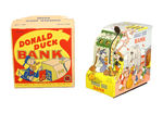 "MARX DONALD DUCK BANK" WITH BOX.