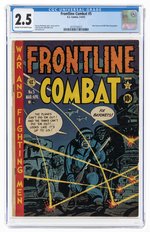 FRONTLINE COMBAT #5 MARCH-APRIL 1952 CGC 2.5 GOOD+.