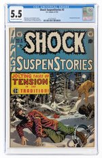 SHOCK SUSPENSTORIES #3 JUNE-JULY 1952 CGC 5.5 FINE-.