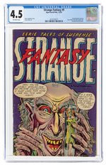 STRANGE FANTASY #9 DECEMBER 1953 CGC 4.5 VG+.