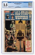 ALL STAR WESTERN #10 FEBRUARY-MARCH 1972 CGC 2.5 GOOD+ (FIRST JONAH HEX).