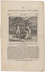 THE ANTI-SLAVERY RECORD VOL. 1 NO. 7 JULY 1835.