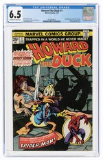 HOWARD THE DUCK #1 JANUARY 1976 CGC 6.5 FINE+.