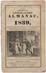 THE AMERICAN ANTI-SLAVERY ALMANAC FOR 1839.