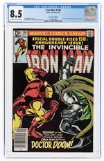 IRON MAN #150 SEPTEMBER 1981 CGC 8.5 VF+ (NEWSSTAND EDITION).