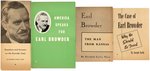 COMMUNIST FREE EARL BROWDER SIX BOOKLETS INC. THE NEGRO AND JUSTICE.