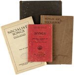 SOCIALIST AND IWW QUARTET OF SONG BOOKS.