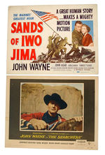 JOHN WAYNE LOBBY CARD PAIR.