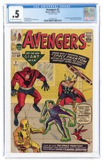 AVENGERS #2 NOVEMBER 1963 CGC .5 POOR.