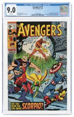 AVENGERS #72 JANUARY 1970 CGC 9.0 VF/NM.