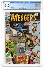 AVENGERS #74 MARCH 1970 CGC 9.2 NM-.