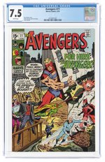 AVENGERS #77 JUNE 1970 CGC 7.5 VF-.