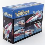 STAR WARS: DROIDS (1985) - A-WING FIGHTER VEHICLE BOXED SHIP.