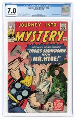 JOURNEY INTO MYSTERY #100 JANUARY 1964 CGC 7.0 FINE/VF.