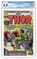 JOURNEY INTO MYSTERY #112 JANUARY 1965 CGC 6.0 FINE (THOR VS INCREDIBLE HULK).