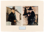 HOPALONG CASSIDY "BILL BOYD" MATTED SIGNATURE W/GLOSSY COLOR PHOTOS.