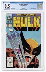 INCREDIBLE HULK #340 FEBRUARY 1988 CGC 8.5 NM.