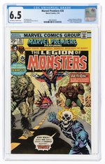 MARVEL PREMIERE #28 FEBRUARY 1976 CGC 6.5 FINE+ (FIRST LEGION OF MONSTERS).