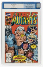 NEW MUTANTS #87 MARCH 1990 CGC 9.6 NM+ (FIRST CABLE & STRYFE).